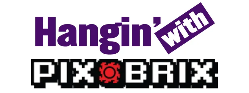 mashup of hangin' with mr. cooper logo and pix brix logo