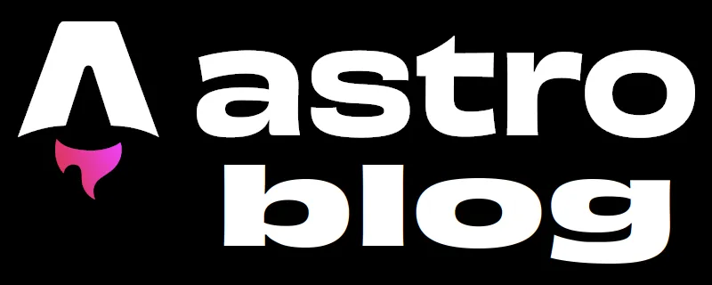 astro logo with word blog